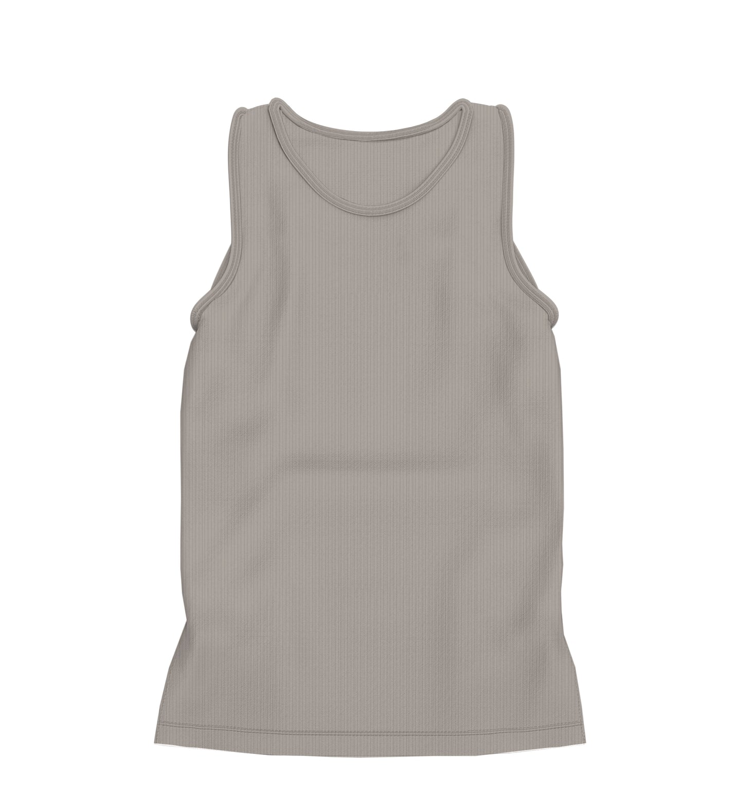 CAMISETA REGATA RIBANA BEGE NUDE (REF.: 019)