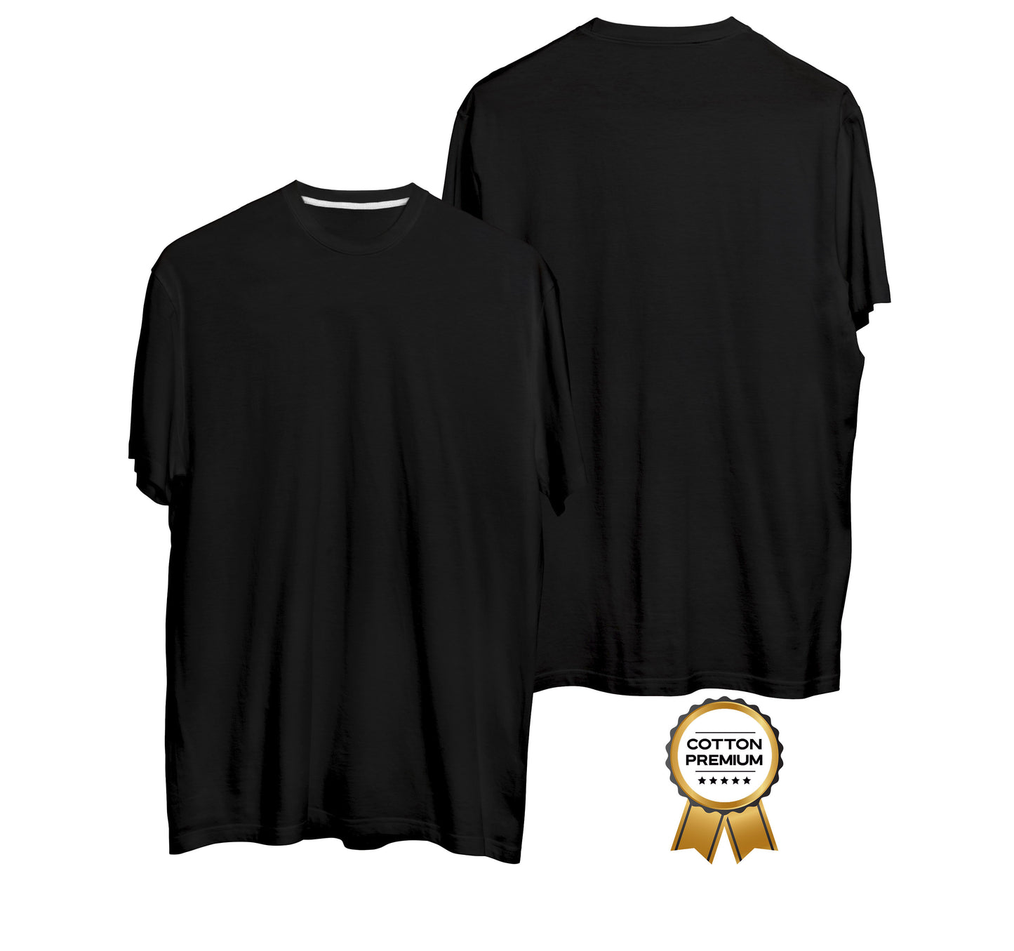 CAMISA LONG PIMA PERUANO PREMIUM PRETA (REF.:002)