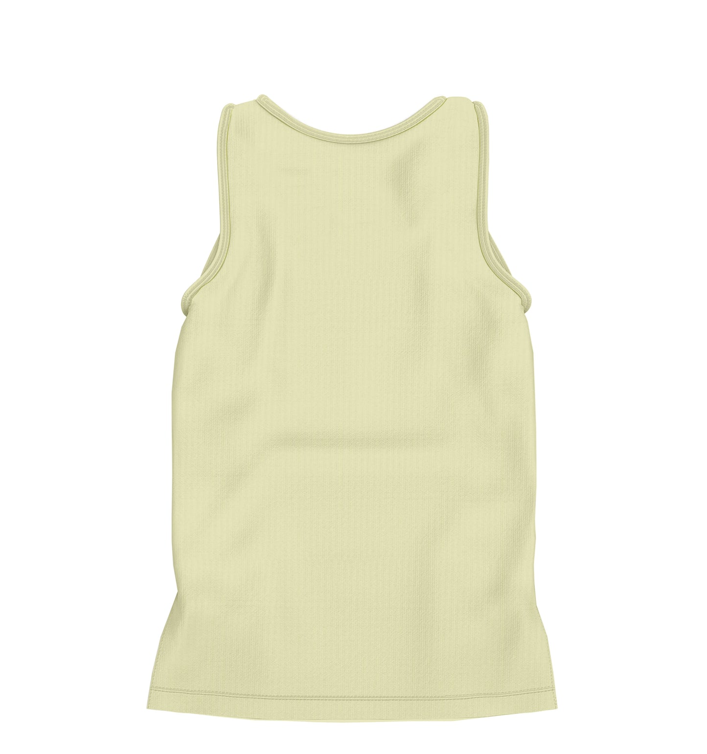 CAMISETA REGATA RIBANA AMARELO CALMARIA (REF.: 024)