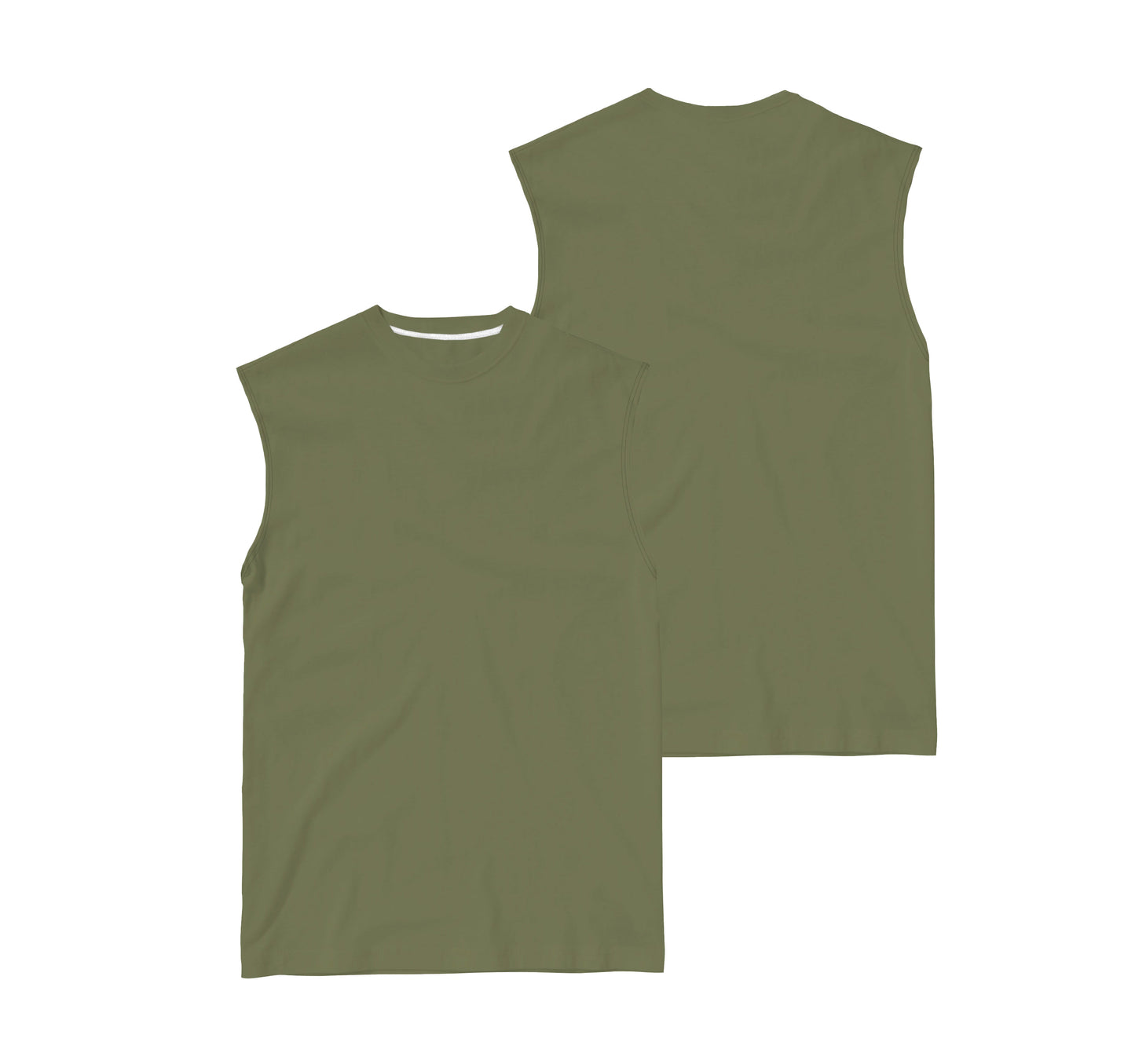 CAMISETA REGATA MACHÃO VERDE MUSGO (REF.: 018)