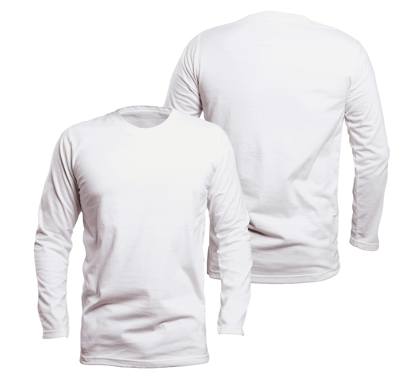 CAMISETA MANGA LONGA BRANCA (REF:. 001)