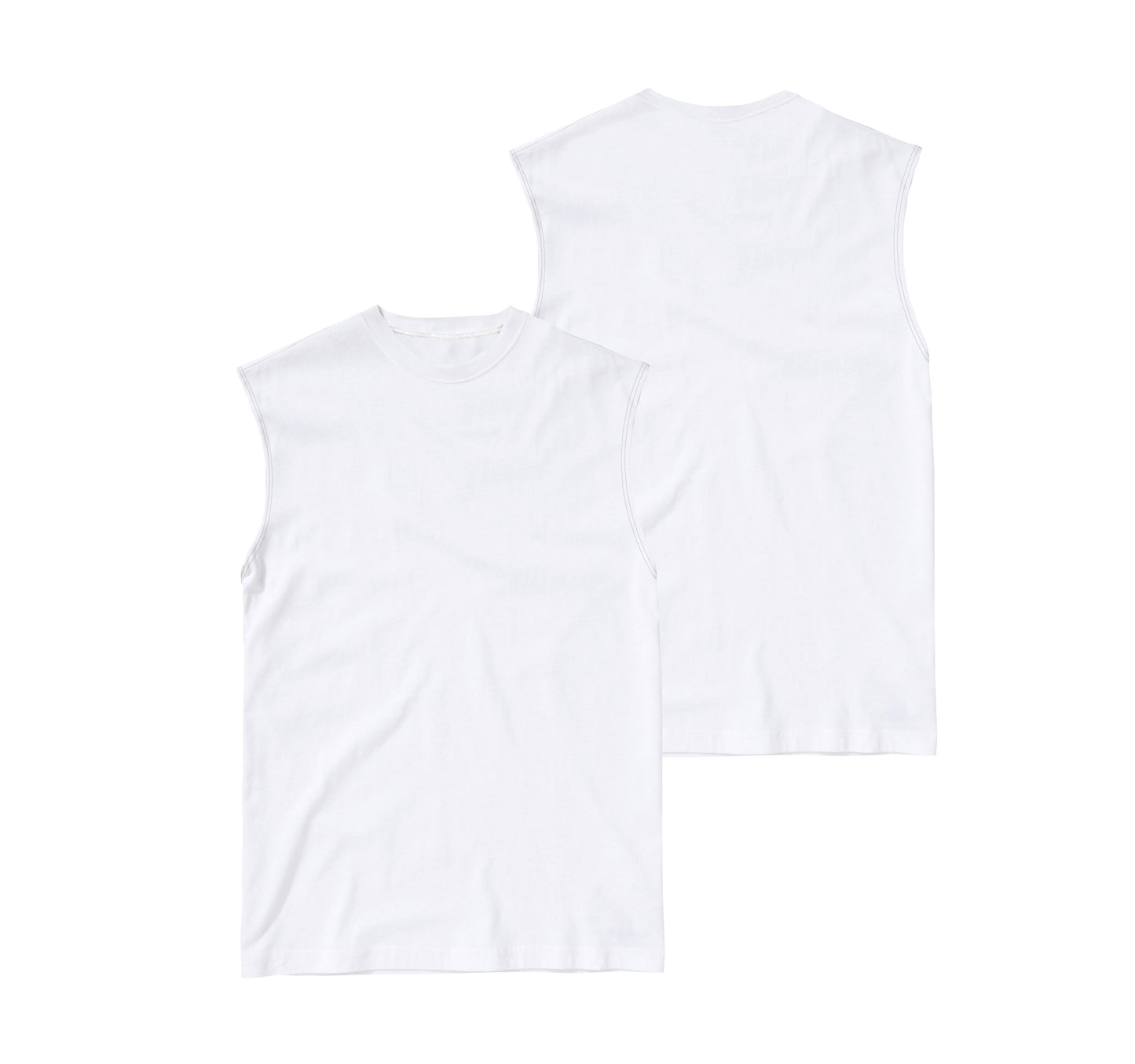 CAMISETA REGATA MACHÃO BRANCA (REF.: 001)