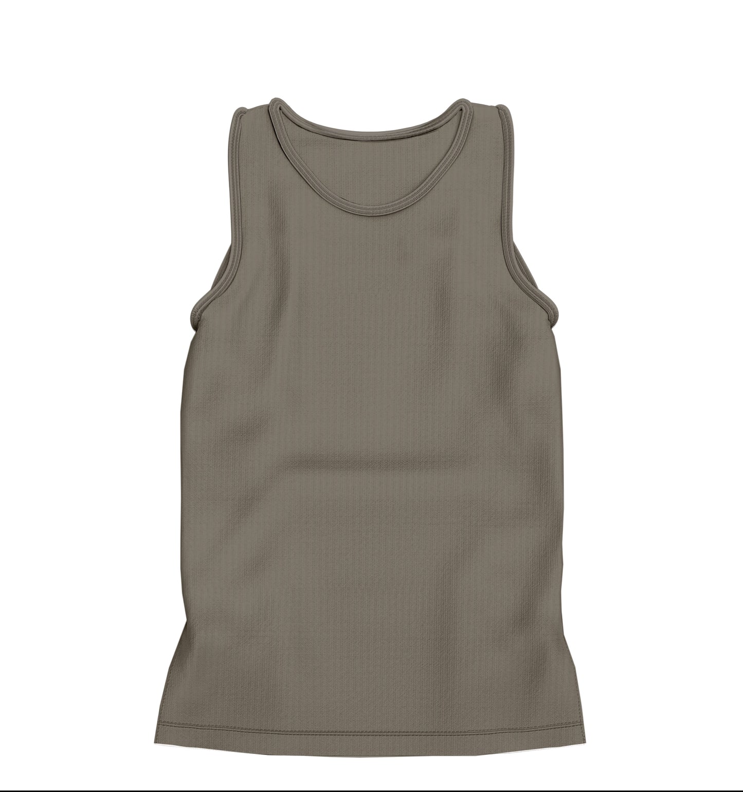 CAMISETA REGATA RIBANA MARROM NOZES (REF.: 020)