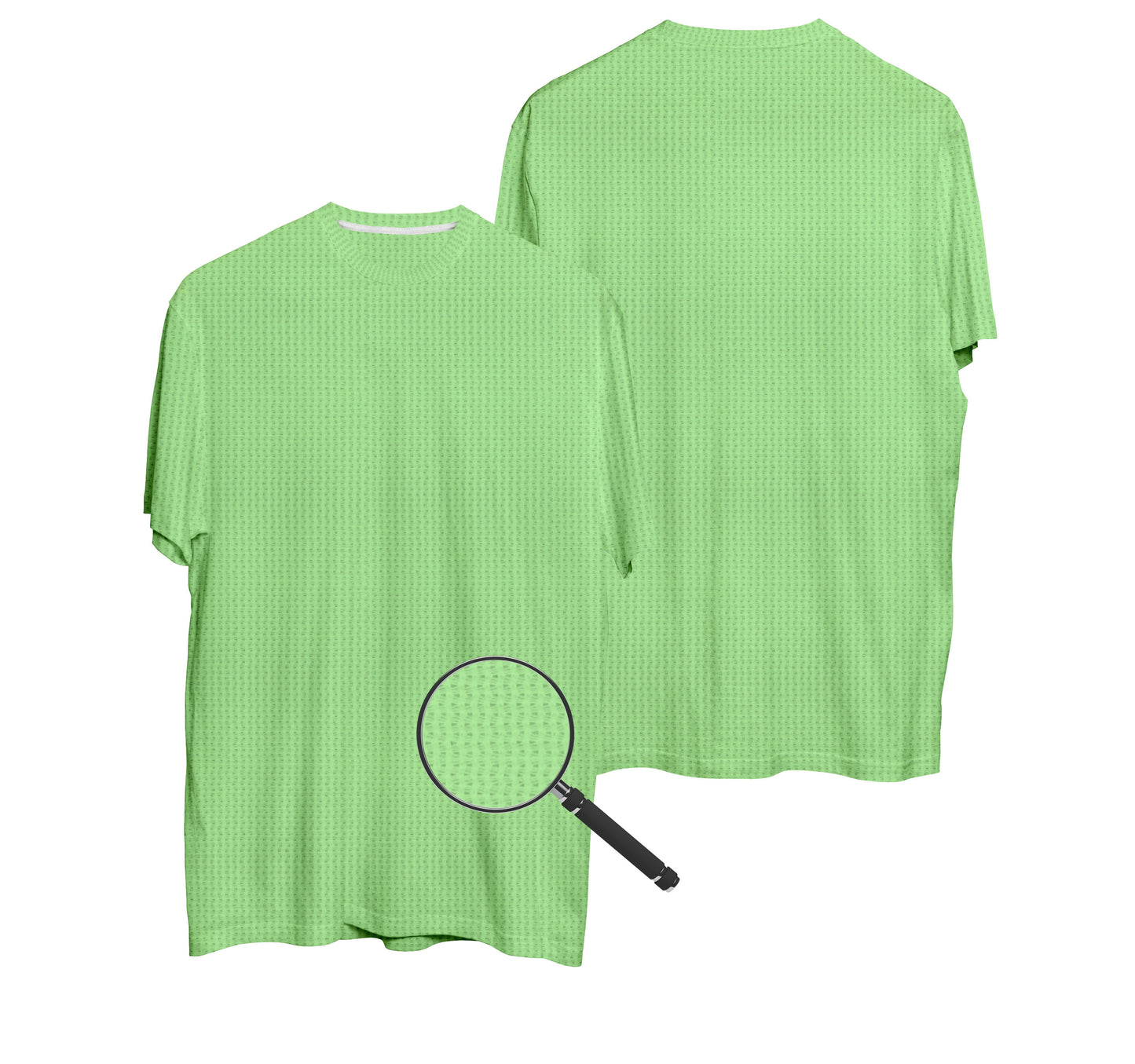 CAMISA LONG TEXTURIZED VERDE SPLASH (REF.:115)