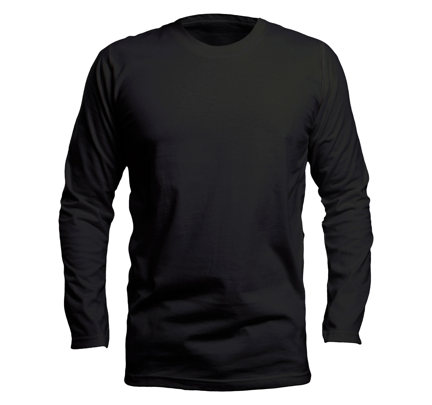 CAMISETA MANGA LONGA PRETO (REF:. 002)