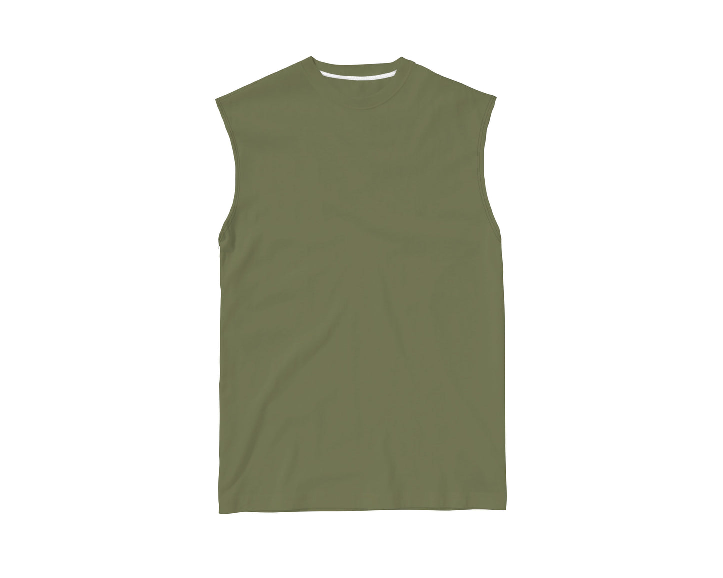 CAMISETA REGATA MACHÃO VERDE MUSGO (REF.: 018)