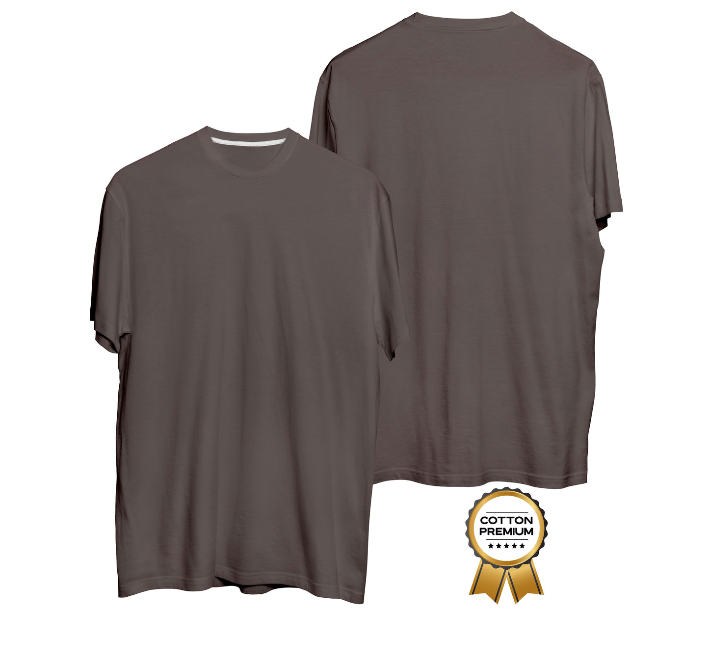 CAMISA LONG PREMIUM PIMA PERUANO MARROM WOOD (REF.:030)