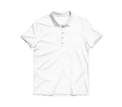 CAMISA POLO PREMIUM BRANCO TEXTURIZED (Ref.: 113)