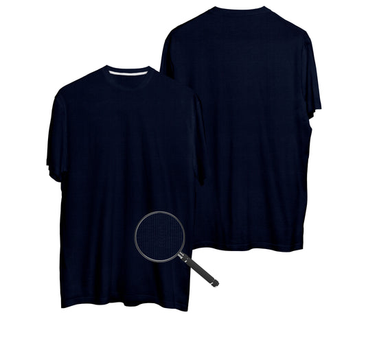 CAMISA LONG TRICOT 2 AZUL MARINHO (REF.:123)