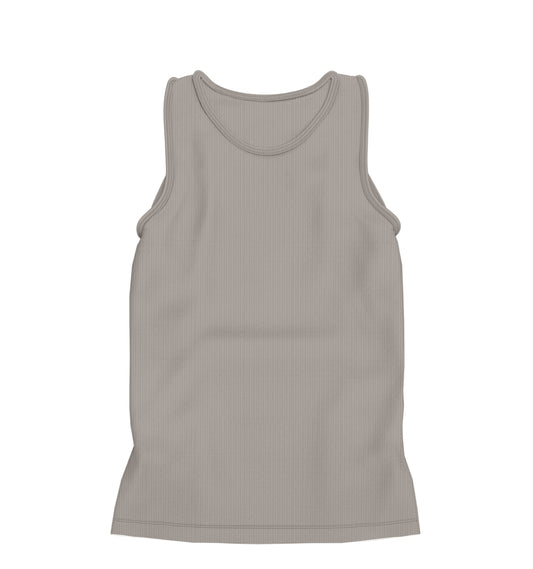CAMISETA REGATA RIBANA BEGE NUDE (REF.: 019)