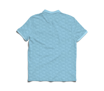 CAMISA POLO PREMIUM AZUL BEBE TRICOT (Ref.: 112)