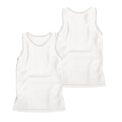 CAMISETA REGATA RIBANA BRANCA (REF.: 001)