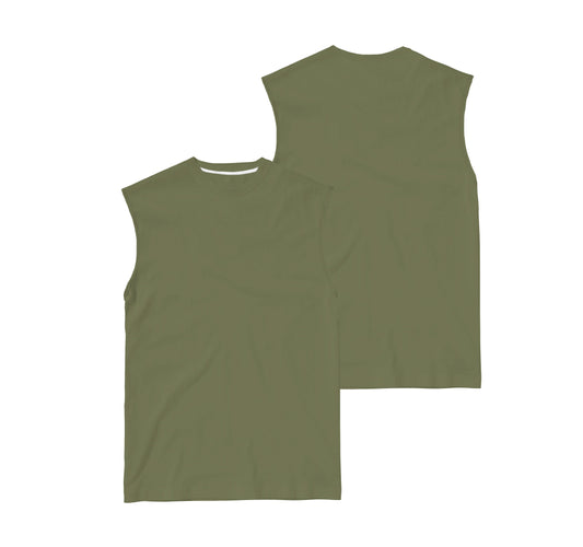 CAMISETA REGATA MACHÃO VERDE MUSGO (REF.: 018)