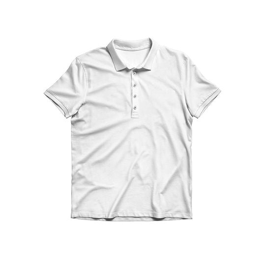CAMISA POLO PREMIUM BRANCA (Ref.: 001)