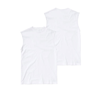 CAMISETA REGATA MACHÃO BRANCA (REF.: 001)