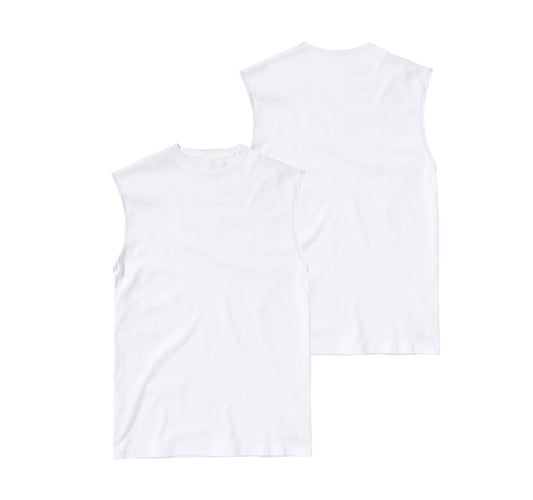 CAMISETA REGATA MACHÃO BRANCA (REF.: 001)