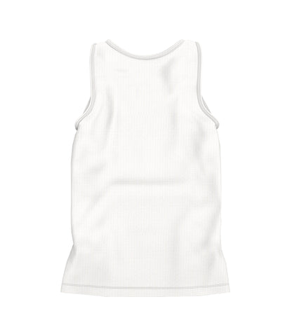 CAMISETA REGATA EM COTTON BRANCA (REF.: 001)