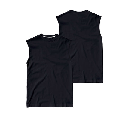 CAMISETA REGATA MACHÃO PRETA (REF.: 002)