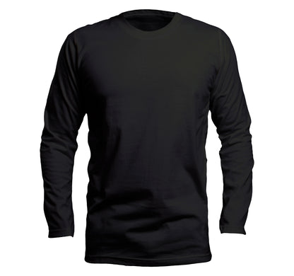 CAMISETA MANGA LONGA PRETO (REF:. 002)