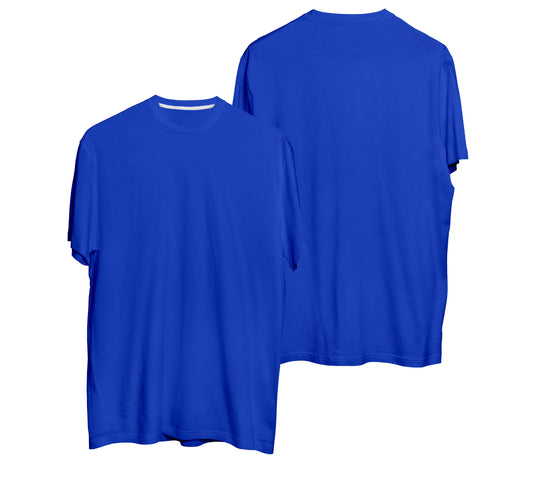 CAMISA LONG COTTON AZUL REAL (REF.: 005)