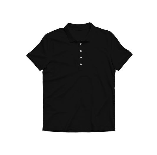 CAMISA POLO PREMIUM PRETA (Ref.: 002)