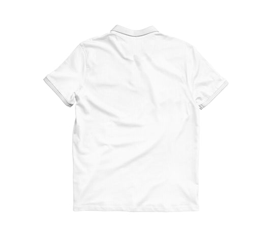 CAMISA POLO PREMIUM BRANCO TEXTURIZED (Ref.: 113)