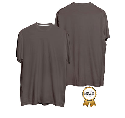 CAMISA LONG PREMIUM PIMA PERUANO MARROM WOOD (REF.:030)